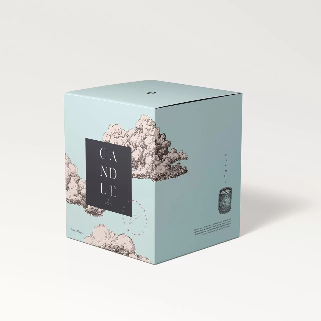  Bedruckte Kerzenboxen 