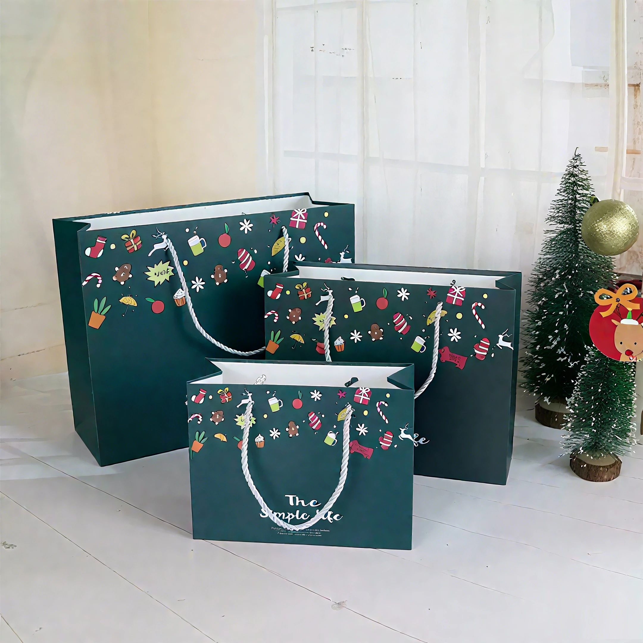 Weihnachtspapiertüten 