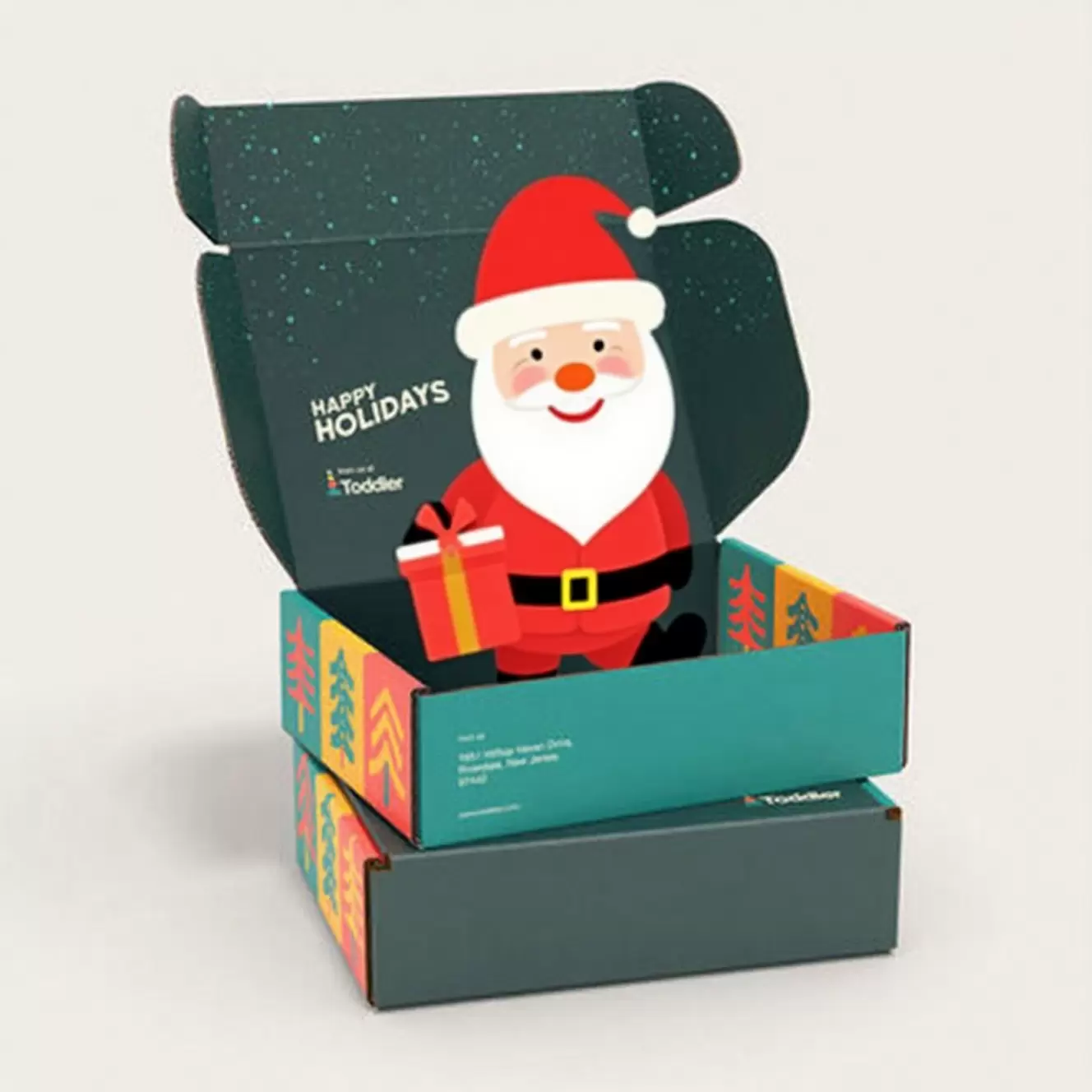 Benutzerdefinierte Weihnachts-Versandkartons